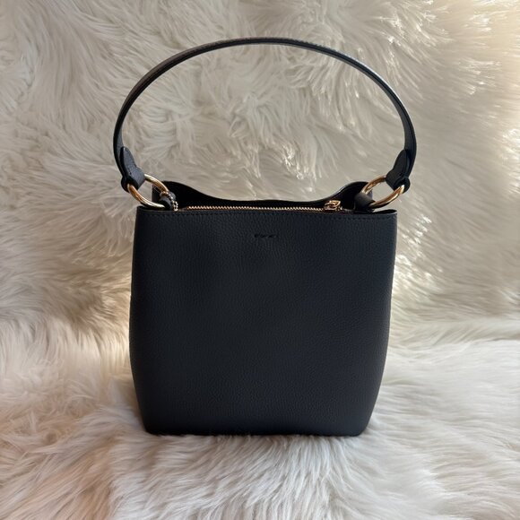 Coach Mollie Bucket Bag Blue 22 - Picture 4 of 10